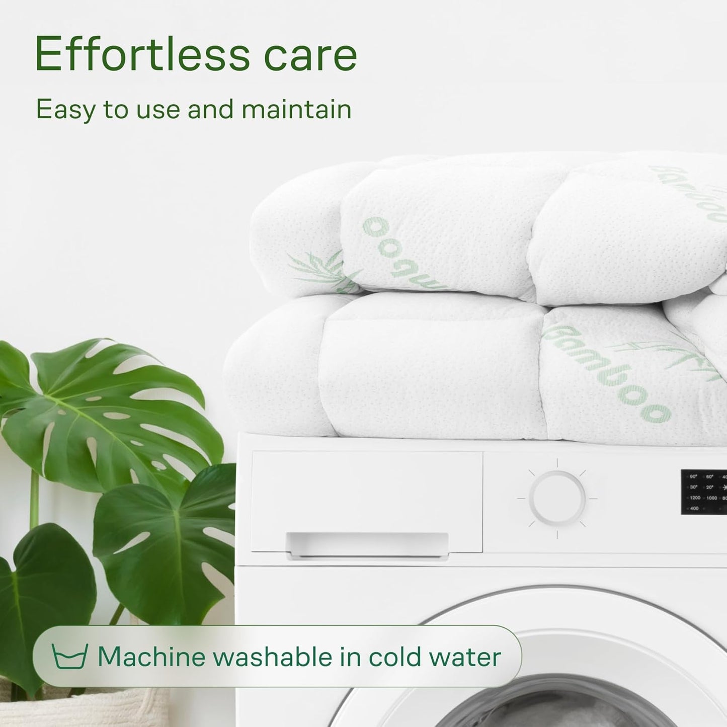 Nivraus™ Bamboo Mattress Topper