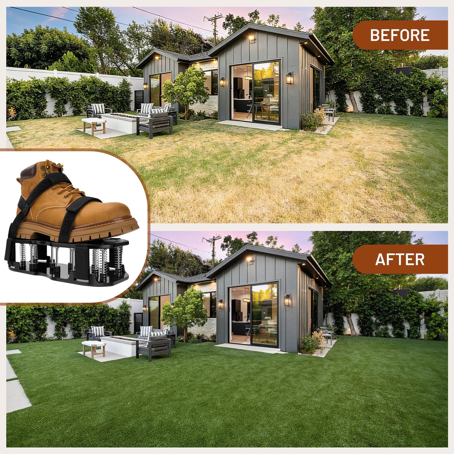 Lawn Aerator Shoes