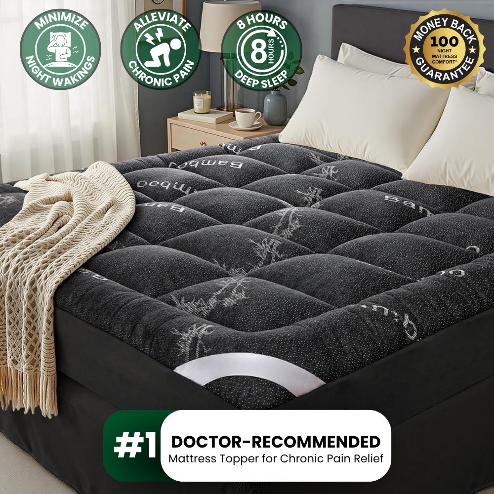 Nivraus™ Bamboo Mattress Topper