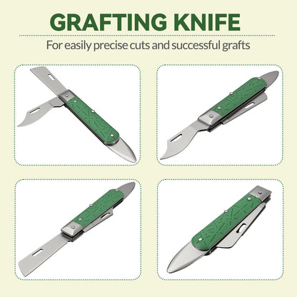 Professional Foldable Double Blades Graft Knife