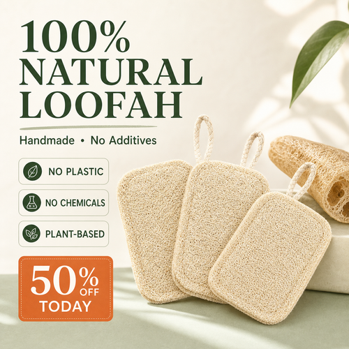 Natural Loofah Dish Scrubber