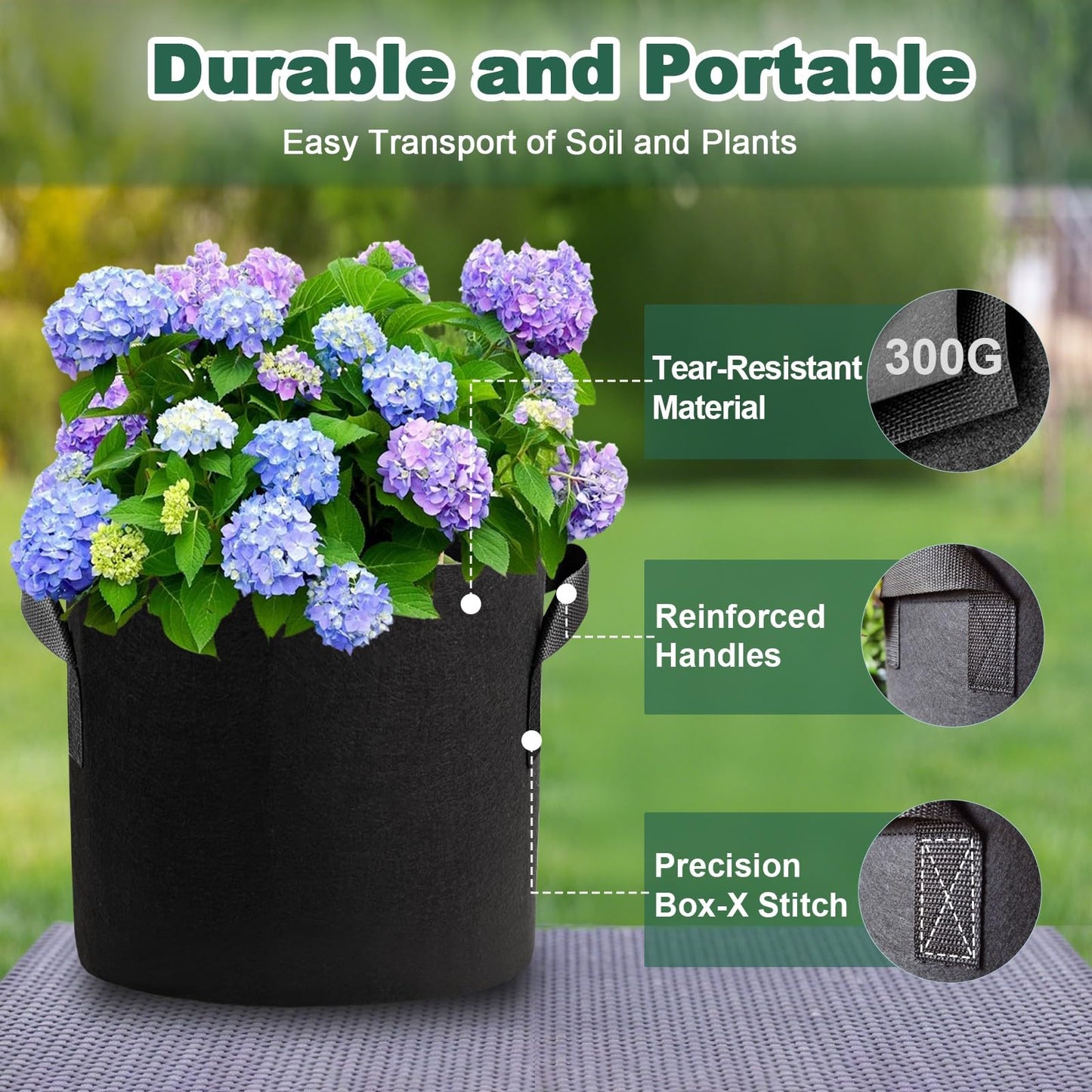 5 Gallon Grow Bags