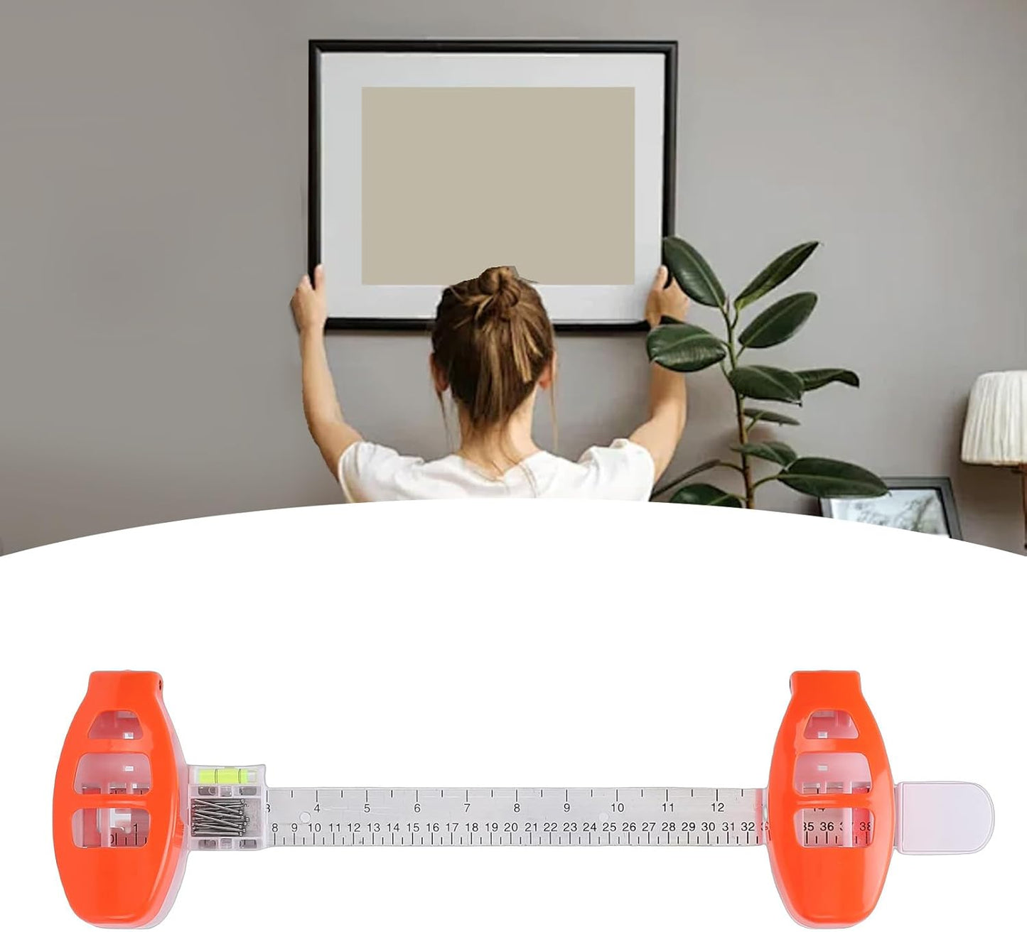 Level Ruler Picture Hanging Tool