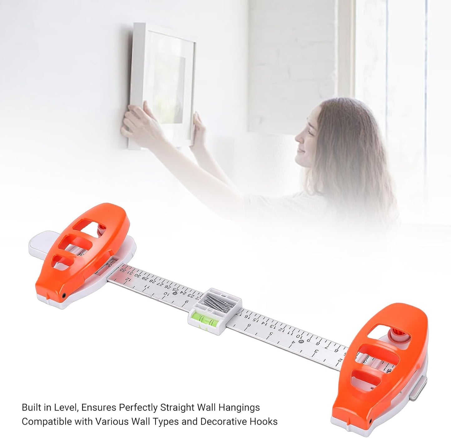 Level Ruler Picture Hanging Tool