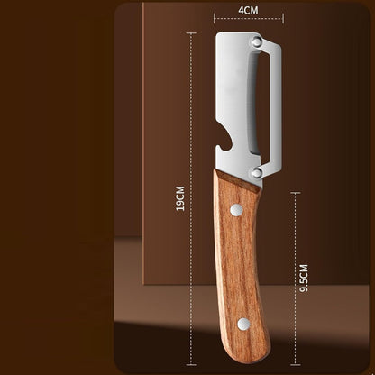 Kitchen Multi-Function Stainless Steel Thickened Fruit Peeler Knife