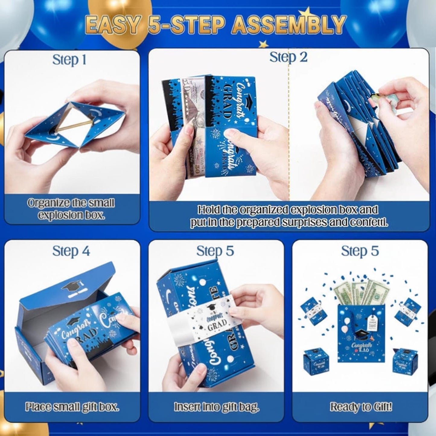 Graduation Pop Up Gift Box