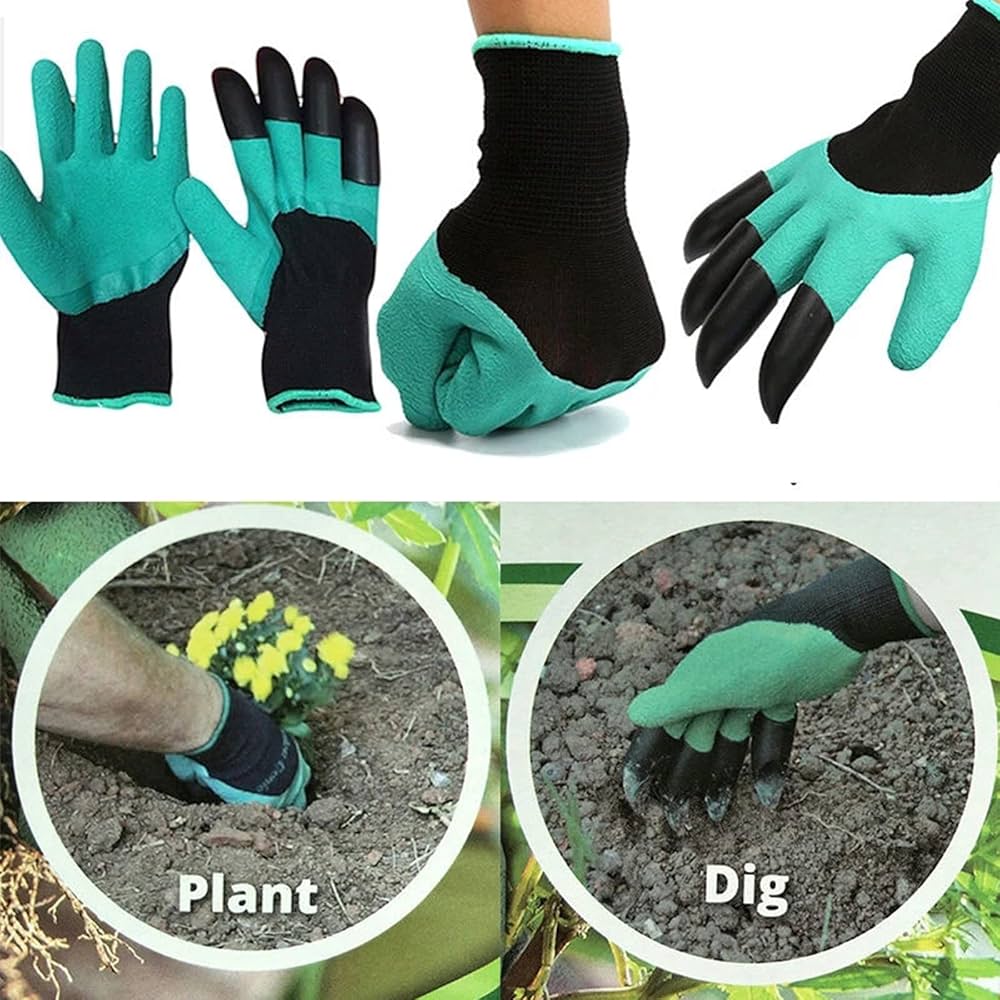 Universal Garden Gloves with Claws For Digging
