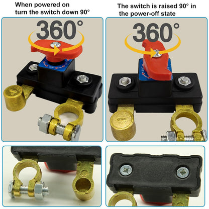Car Battery Power Cut-Off Switch Breaker