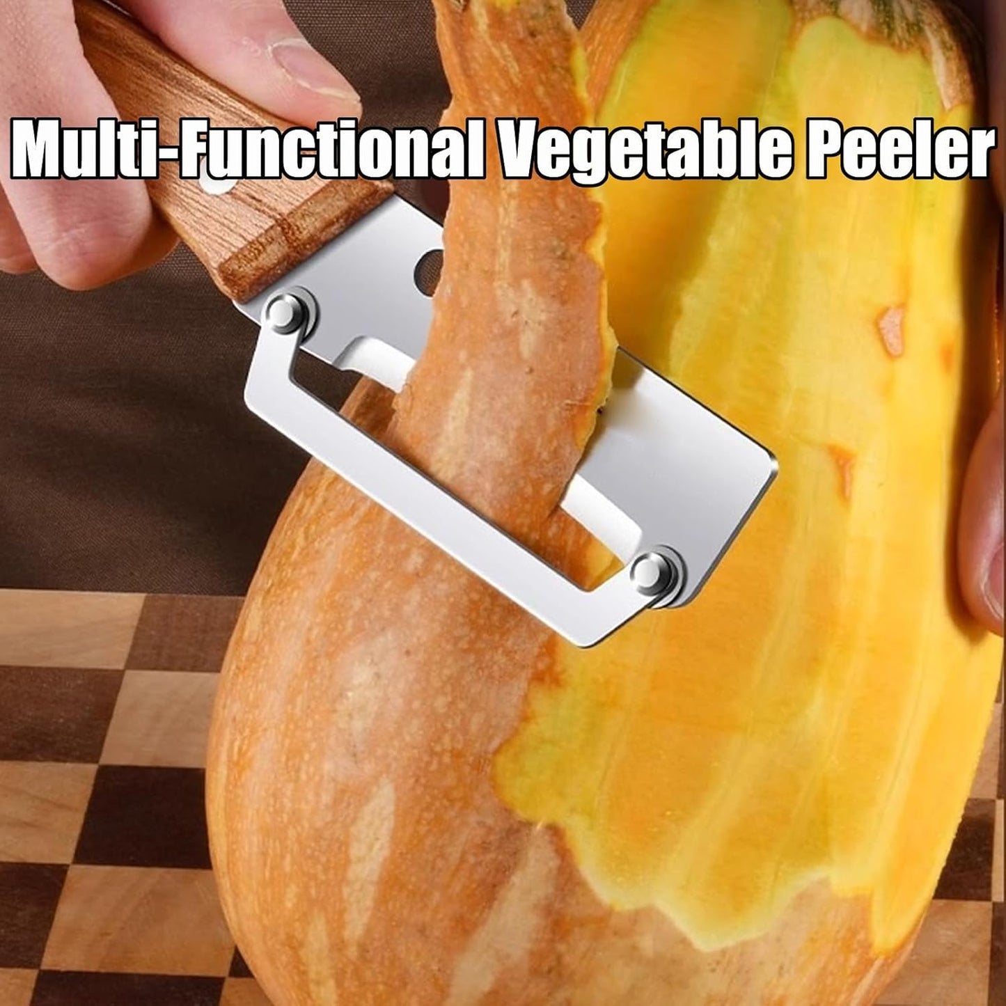 Kitchen Multi-Function Stainless Steel Thickened Fruit Peeler Knife
