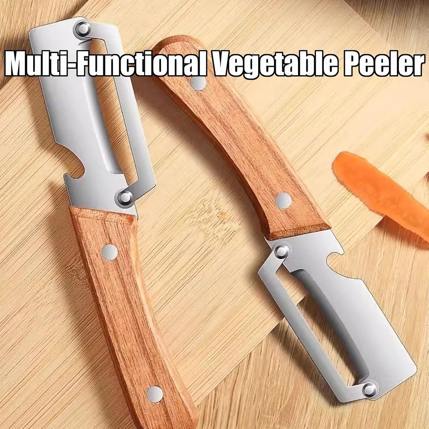 Kitchen Multi-Function Stainless Steel Thickened Fruit Peeler Knife