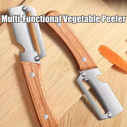 Kitchen Multi-Function Stainless Steel Thickened Fruit Peeler Knife
