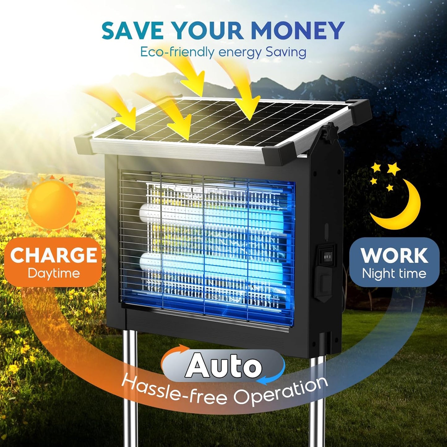 Outdoor Solar Bug Zapper