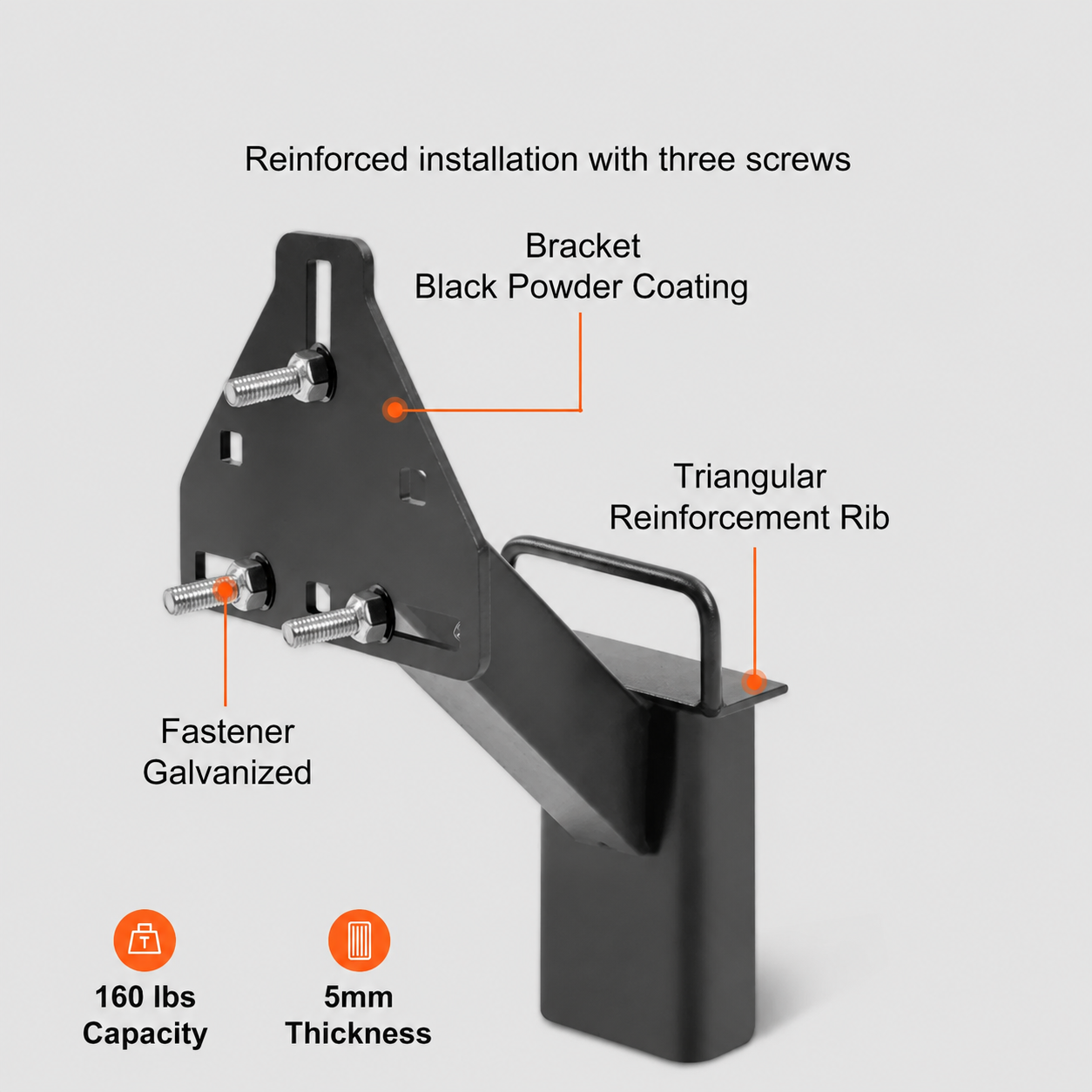 Universal Trailer Spare Tire Carrier