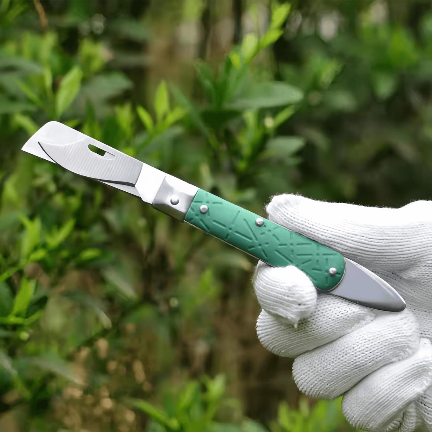 Professional Foldable Double Blades Graft Knife