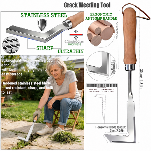 Crack Weeder Crevice Weeding Tool