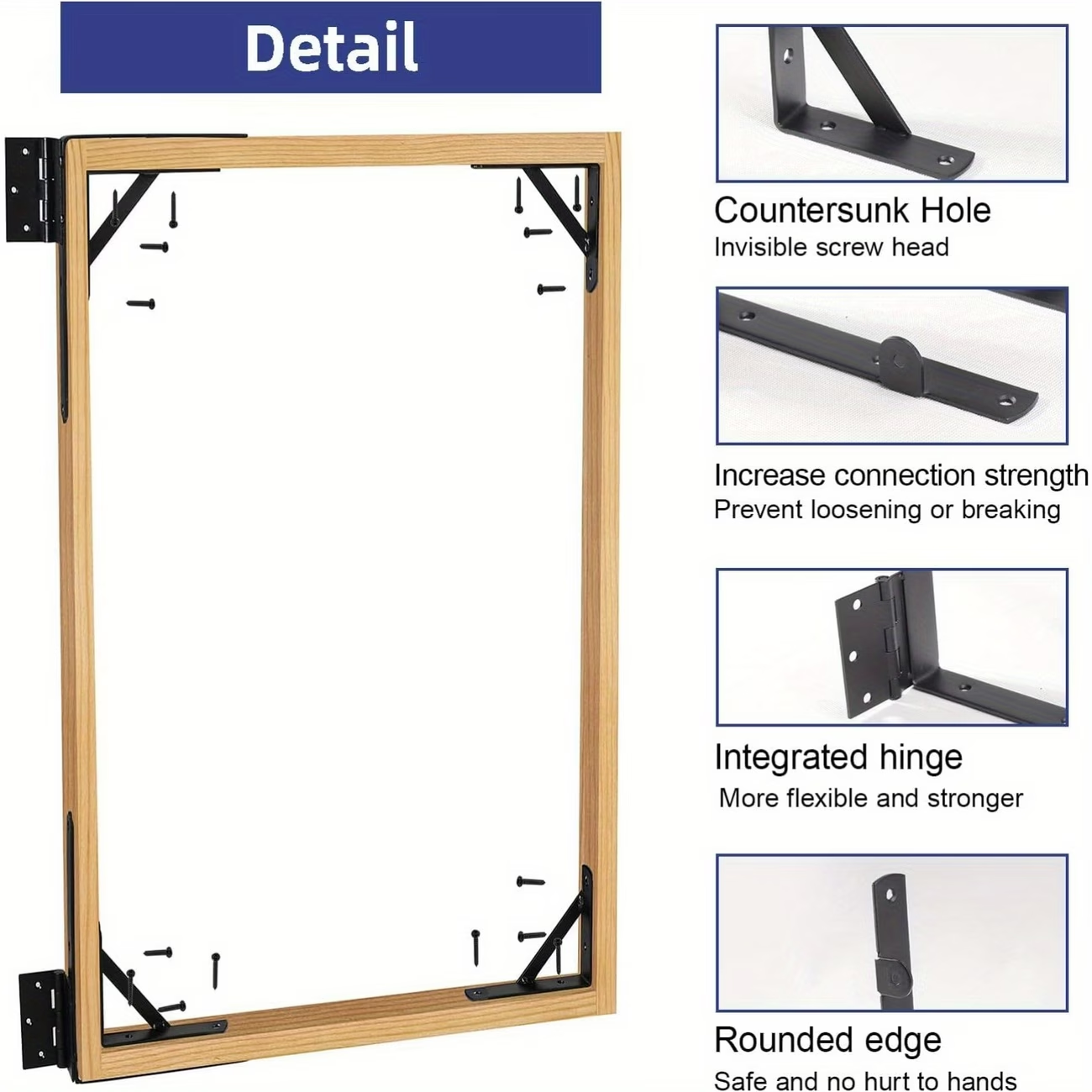 Anti sag gate hardware installation details