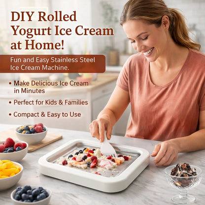 🍦 Rolled Ice Cream Maker Kit