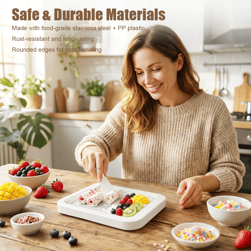 🍦 Rolled Ice Cream Maker Kit