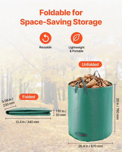 72 Gallon Reusable Yard Waste Bag